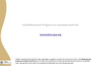 More meat, milk and fish by and for the poor: Improving access to critical animal-source foods