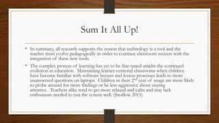 Stay Connected!
Are you interested in more information about how to conduct this Action
Research Proposal…Join Team Connectivity and follow our blog
https://connectivityt2s.wordpress.com/
You can also find other amazing Action Research Projects to help enhance the
educational environment you’re in!
 