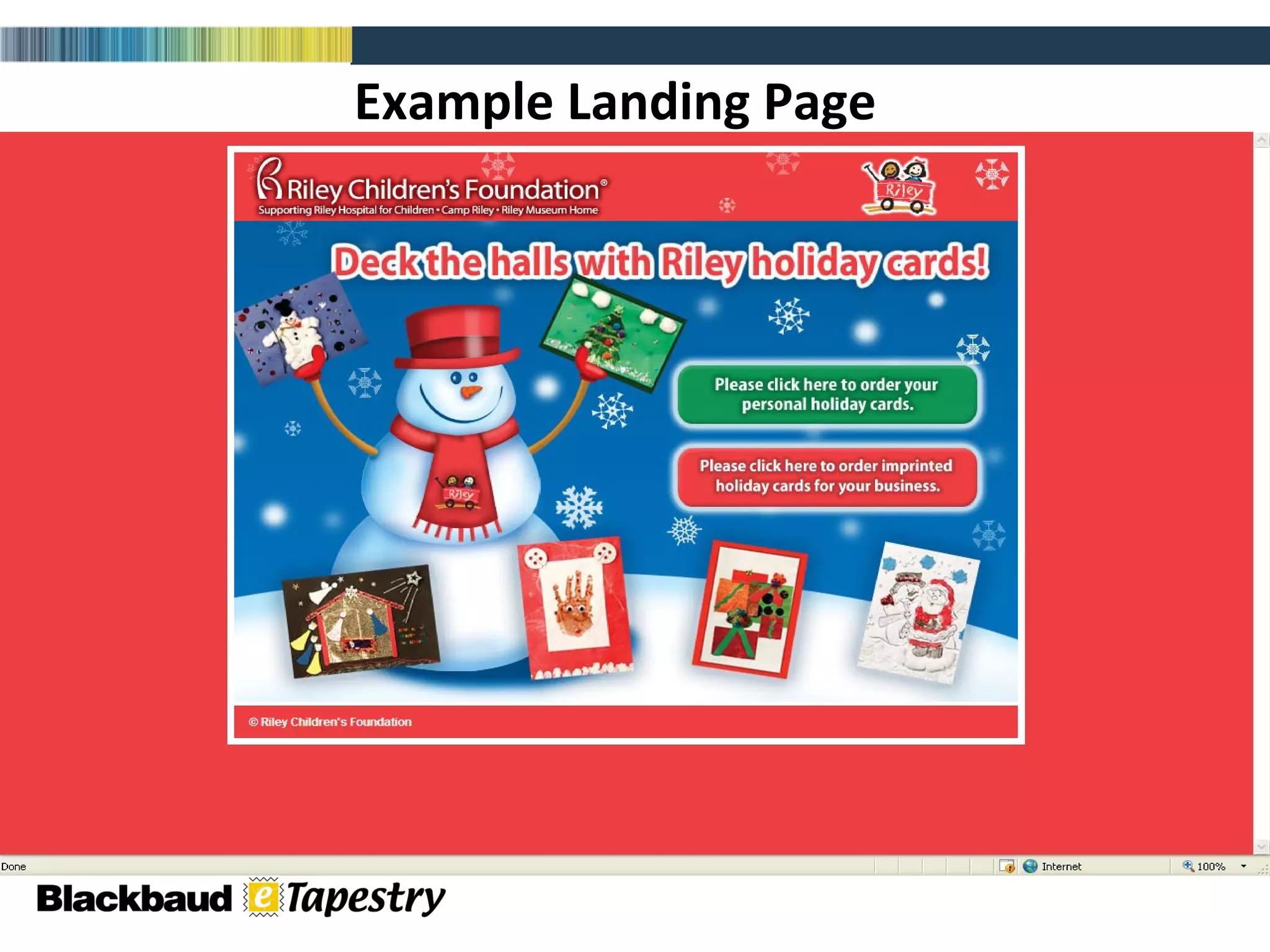 Example Landing Page 