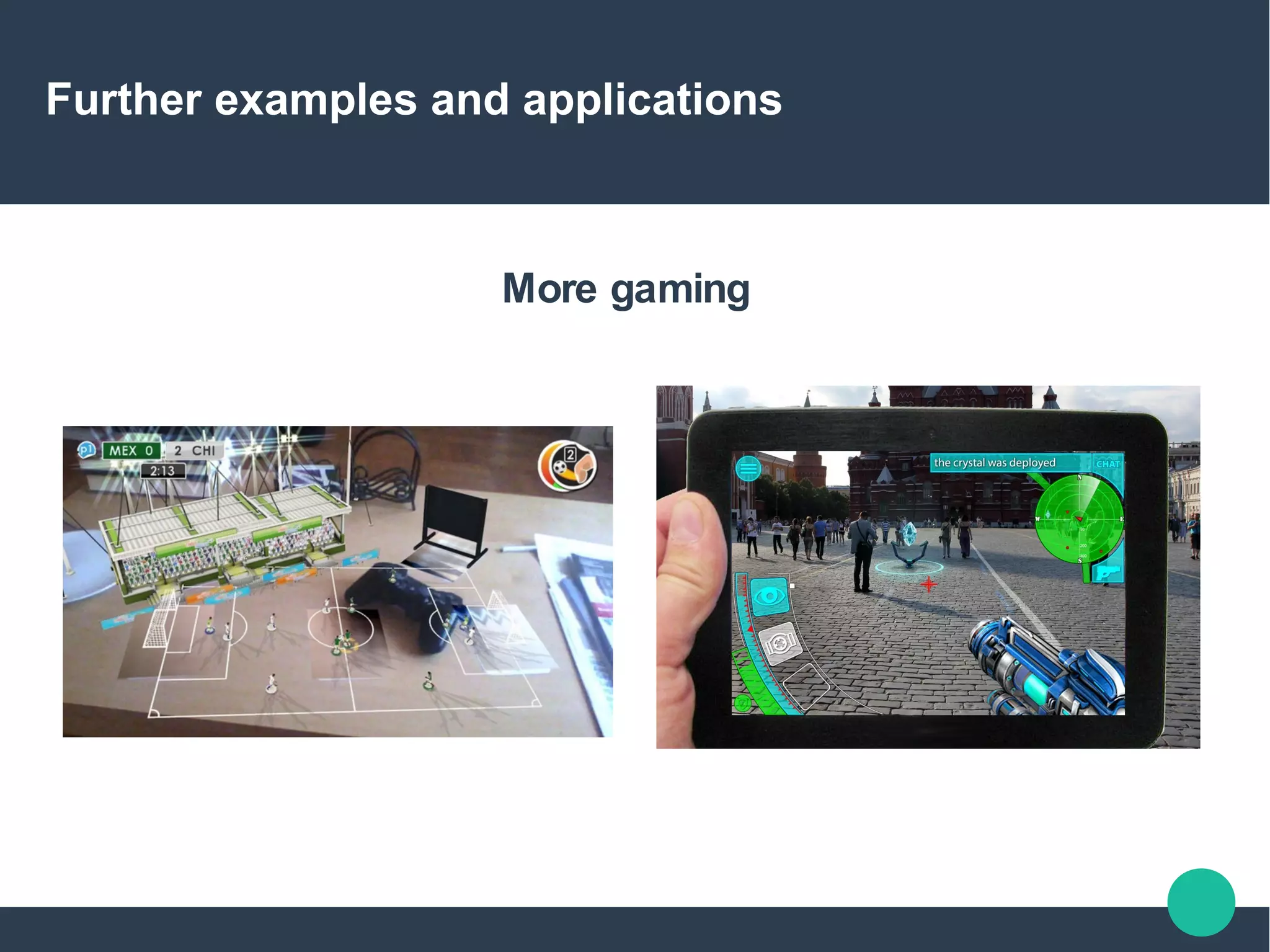 Further examples and applications
More gaming
 