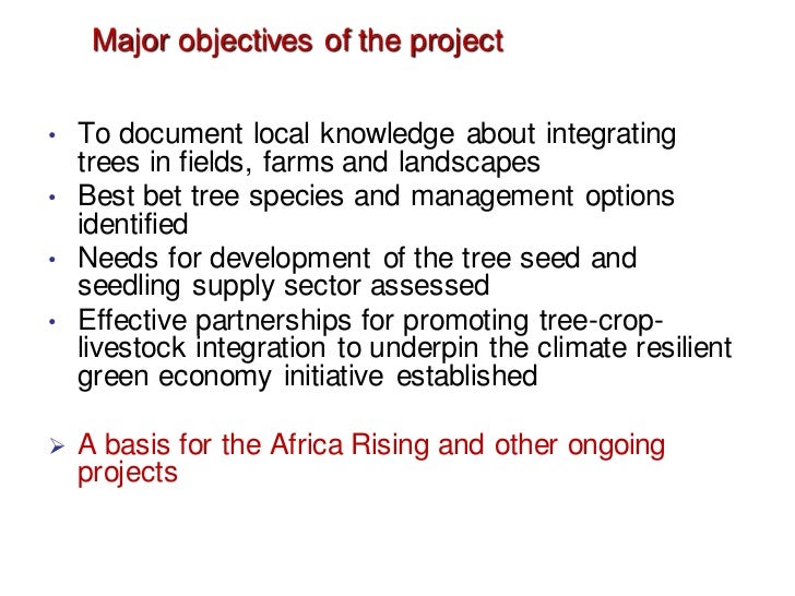 Sustainable treecroplivestock intensification as a pillar for the E…