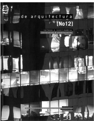 Revista de Arquitectura Nº12 - Muestra