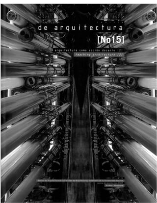Revista de Arquitectura Nº15 - Muestra