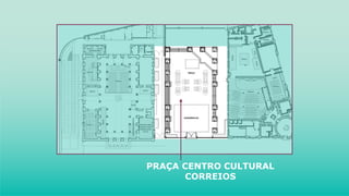 PRAÇA CENTRO CULTURAL
CORREIOS
 