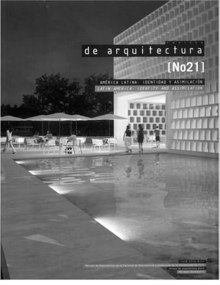 Revista de Arquitectura Nº21 - Muestra