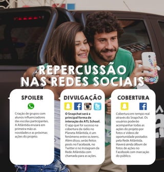 REPERCUSSÃO
NAS REDES SOCIAIS
DIVULGAÇÃO COBERTURASPOILER
 