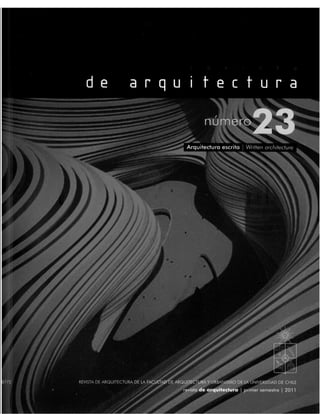 Revista de Arquitectura Nº23 - Muestra