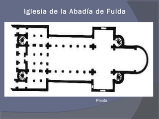 Iglesia de la Abadía de Fulda 
Planta 
 