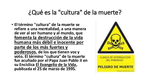 Resultado de imagen para cultura de la muerte