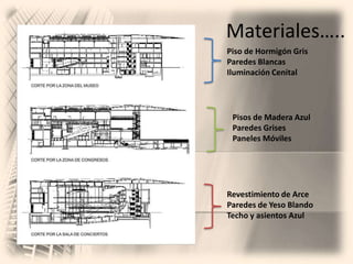 Centro Cultural y de Convenciones de LucernaIng. Acústico: RusellJhonsonConstruido: 1995-2000Área de Tierra: 35.000 m2Área Construida: 22.000 m2Ubicación: Lucerna, Suiza