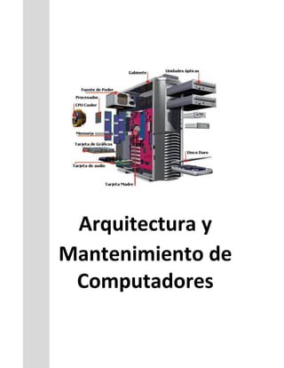 Arquitectura y
Mantenimiento de
Computadores

 
