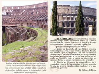 Arquitectura y Urbanismo Romano