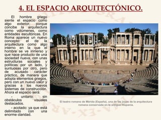 Arquitectura y Urbanismo Romano