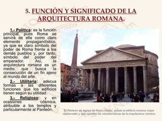 Arquitectura y Urbanismo Romano