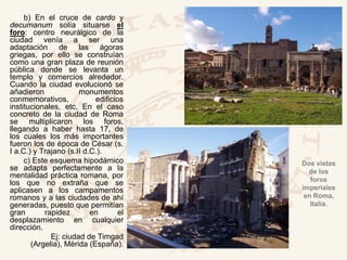 Arquitectura y Urbanismo Romano