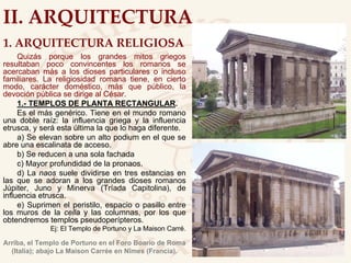 Arquitectura y Urbanismo Romano