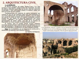 Arquitectura y Urbanismo Romano