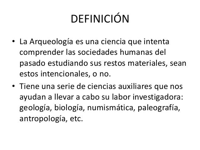 Arqueologia