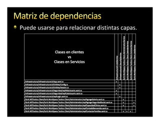 Puede usarse para relacionar distintas capas.
 