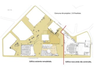 Concurso de projetos | 15 finalistas




Edifício existente remodelado.                 Edifício novo ainda não construído,
 
