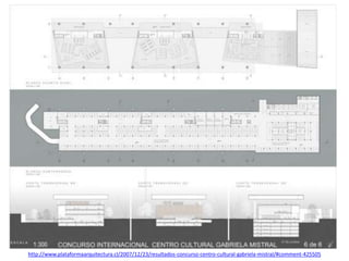 http://www.plataformaarquitectura.cl/2007/12/23/resultados-concurso-centro-cultural-gabriela-mistral/#comment-425505
 