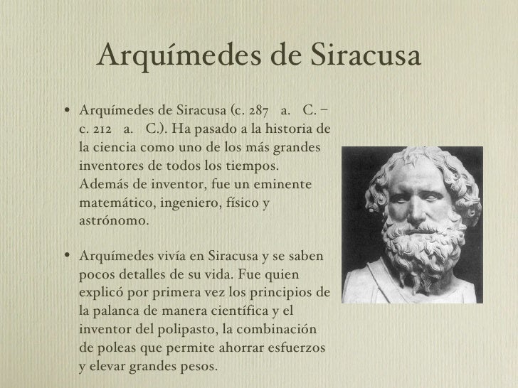 Arquimedes Y Newton