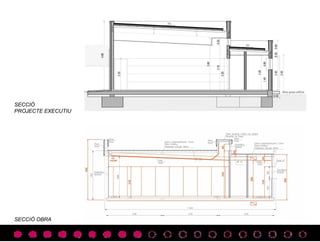 SECCIÓ
PROJECTE EXECUTIU
SECCIÓ OBRA
