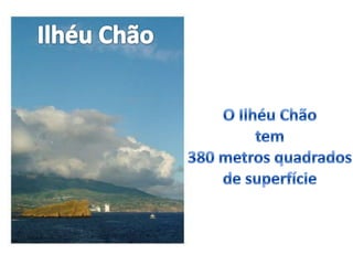 Ilhéu ChãoO Ilhéu Chãotem 380 metros quadrados de superfície