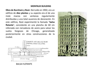 GUARANTY BUILDING
Construido en Buffalo (Nueva York) entre 1894-1895, con planta baja recubierta de vidrio y
pilares casi ...