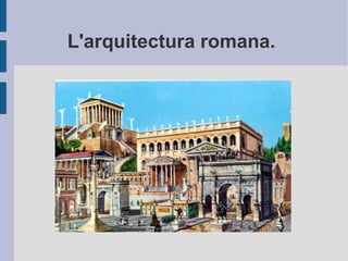 L'arquitectura romana.
 