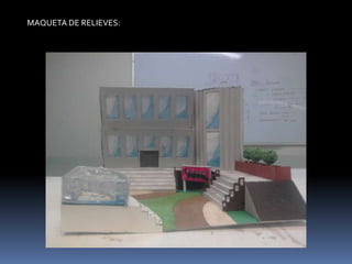 MAQUETA DE RELIEVES:
 