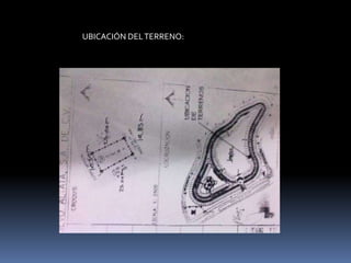 UBICACIÓN DEL TERRENO:
 