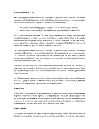 Arquitectura - Circuito Integral | DOCX