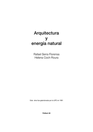 Arquitectura y energia natural
