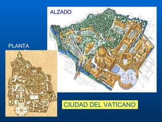 CIUDAD DEL VATICANO ALZADO PLANTA 