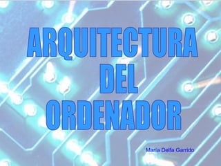 ARQUITECTURA DEL ORDENADOR María Delfa Garrido 