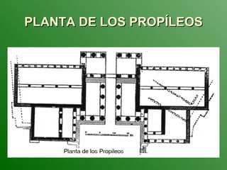 PLANTA DE LOS PROPÍLEOS 