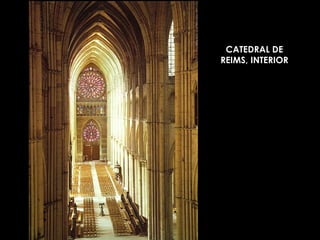 CATEDRAL DE REIMS, INTERIOR 
