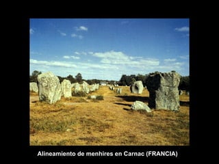 Alineamiento de menhires en Carnac (FRANCIA) 