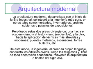 Arquitectura moderna ,[object Object]