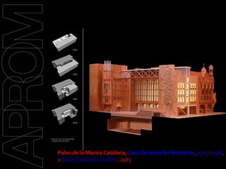 09/11/2008 Palau de la Música Catalana,  Lluís Domènech i Montaner ,  1905  i  1908 , a  Òscar Tusquets i Guillén ., 1983 