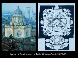 Iglesia de San Lorenzo de Turín. Guarino Guarini,1670-80. 