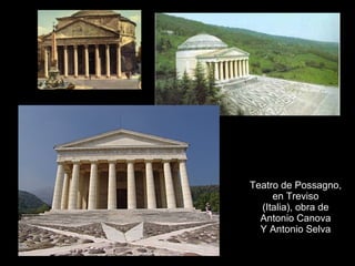 Teatro de Possagno, en Treviso (Italia), obra de Antonio Canova Y Antonio Selva 