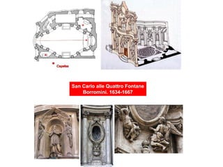 San Carlo alle Quattro Fontane
Borromini. 1634-1667
 