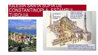 IGLESIA SANTA SOFIA DE
CONSTANTINOPLA. ESTAMBUL.
TURQUIA
 
