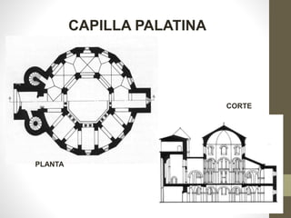 CAPILLA PALATINA
PLANTA
CORTE
 