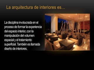 Arquitectura de interiores ...Buap | PPTX