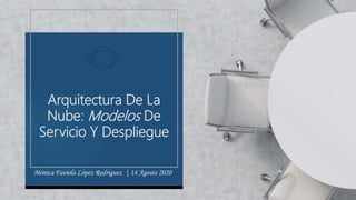 Arquitectura De La
Nube: Modelos De
Servicio Y Despliegue
Mónica Faviola López Rodríguez | 14 Agosto 2020
 
