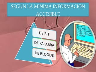 SEGÚN LA MINIMA INFORMACION
ACCESIBLE
 