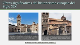 La catedral de Santa María de Mediavilla de Teruel, es
una de las construcciones más características del mudéjar
en España, y una de las escasas catedrales españolas,
junto con la de Tarazona, construidas en este estilo.
Actualmente, la catedral está considerada como BIC (Bien de
Interés Cultural) fue declarada Monumento histórico-artístico
perteneciente al Tesoro Artístico Nacional mediante decreto
de 3 de junio de 1931.
Catedral de Santa María de Teruel - España
 